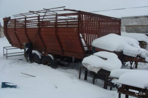 Продам полуприцем подборщик
