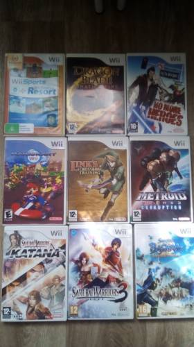 коллекция лицензионных игр wii