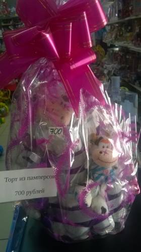 торт из памперсов 