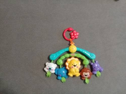 Подвеска (погремушка) для коляски и кроватки “Веселые зверята“ Fisher Price.