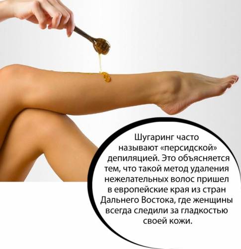 Эпиляция сладкой пастой