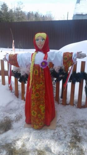 Чучело на масленицу.