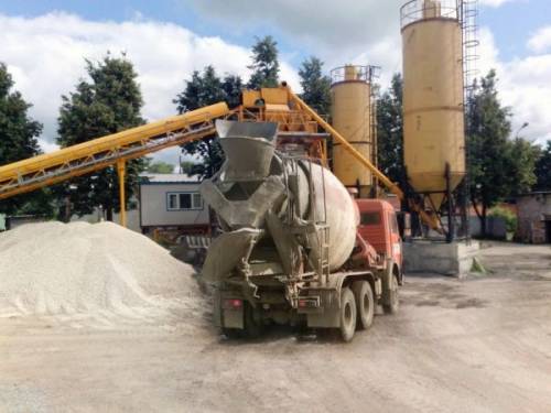 Бетон товарный B12.5 П4 под бетононасос