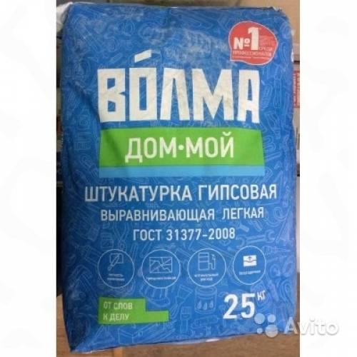 штукатурка волма дом мой 25 кг.