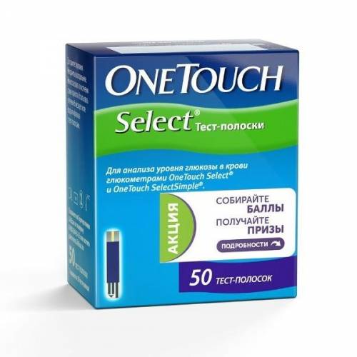 Тест полоски One touch Select