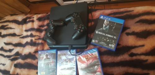 Playstation 4 500GB  9 игр