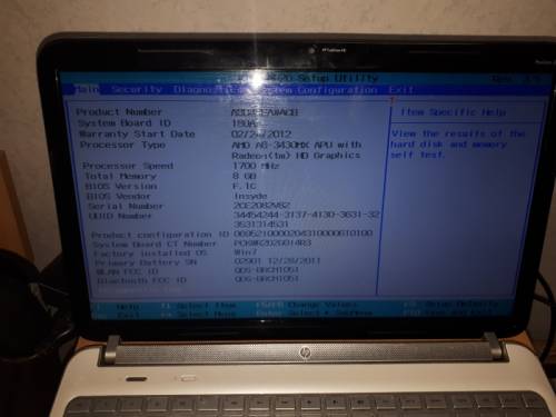 HP pavilion dv6