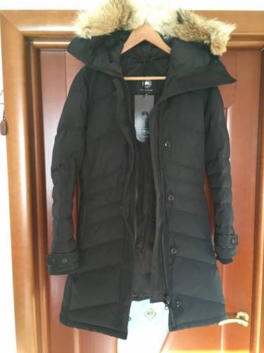 Куртка пуховик новый canada goose 46 м женская парка черная копия люкс