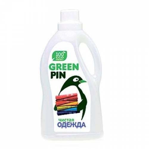 Greenpin ЭКОсредство для ручной и машинной стирки, 1500 мл.	   