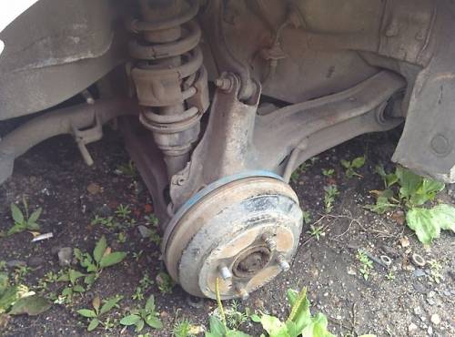  Тормозной барабан задний правый на Honda Civic EF2 D15B