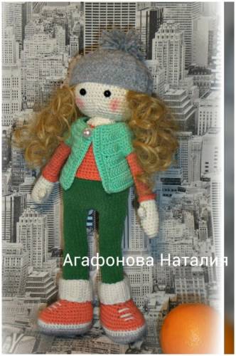 Кукла Анюта, ручная работа