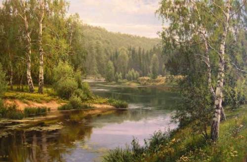 живописная картина маслом