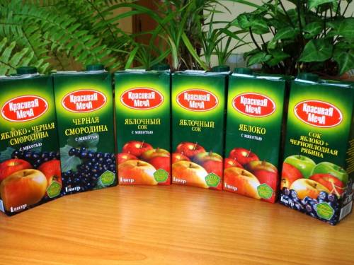 нектары и соки натуральные