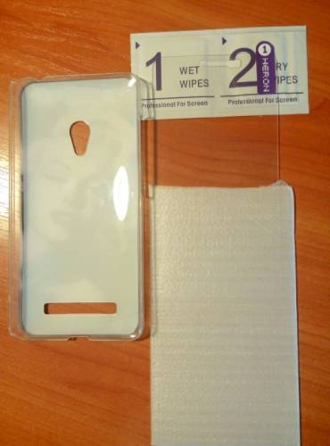 Защитное стекло на asus zenfone 5   чехол