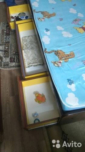 Кровать двухуровневая выдвижная