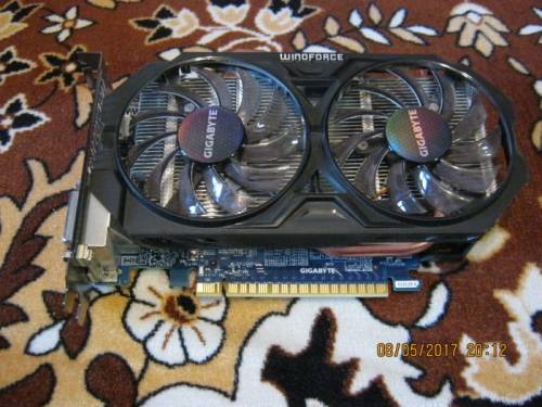 Видеокарта  gigabyte  geforce GTX-750 ti