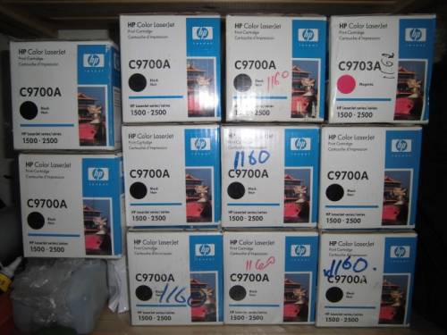 Картриджи оригинальные для HP LJ 1500-2500.