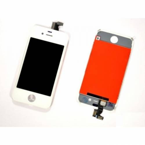 Дисплей iPhone 4 тачскрин (белый) AAA