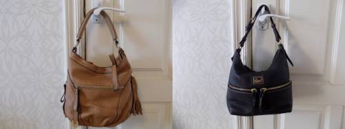 Сумки Dooney and Bourke,бежевая сумка нат.кожа