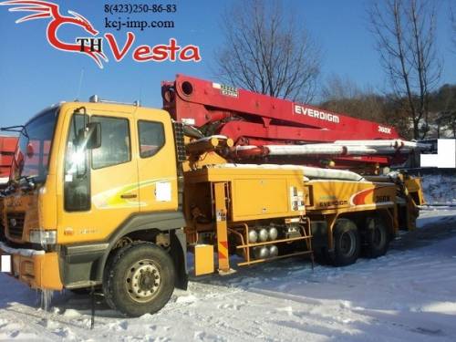 Бетононасос Everdigm 36RX на базе грузового автомобиля Daewoo Novus