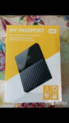 Продается внешний жесткий диск 3 тб,новый.Фирма WD.