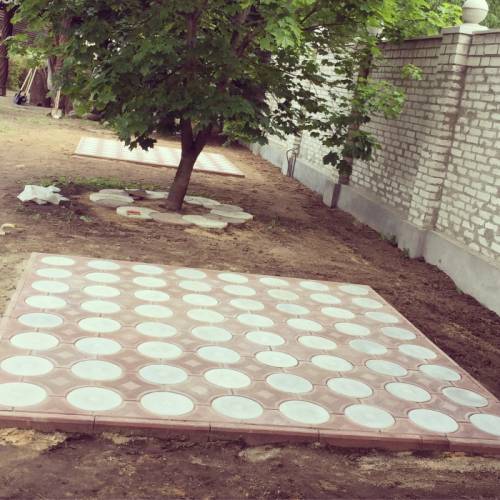 Тротуарная плитка производства